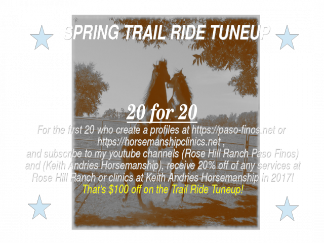 Spring Trail Ride Tuneup